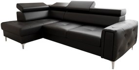 Γωνιακός καναπές Almeria Eco LTHR-Mauro-Αριστερή