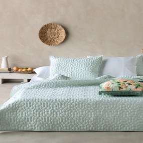 Κουβερλί Polenta 10 Mint Green Kentia Υπέρδιπλο 240x220cm Microfiber-Polyester