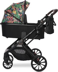 BABY STROLLER GLORY TROPICAL FLOWERS +ADAPTERS