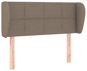 vidaXL Κεφαλάρι με Πτερύγια Taupe 83 x 23 x 78/88 εκ. Υφασμάτινο