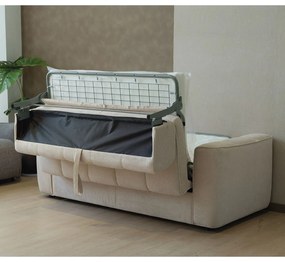 NORRIS Καναπές - Κρεβάτι 3Θέσιος, Ύφασμα Water Repellent Μπεζ 209x99x70 Κρεβάτι:140x190cm