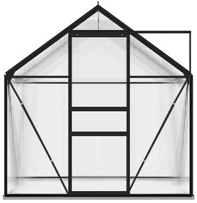 vidaXL Θερμοκήπιο Ανθρακί 2,47 μ³ Αλουμινίου