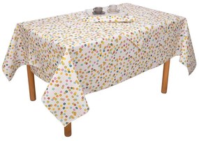 Τραπεζομάντηλο Αλέκιαστο Ράνια Multi Viopros 140Χ140 Cotton-Polyester