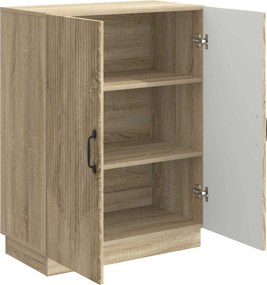 vidaXL Πλαϊνό γραφείο Sonoma Δρυς 66 x 34,5 x 87 εκ.