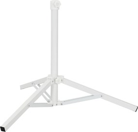 vidaXL Βάση Ομπρέλας Λευκό Ατσάλι for 25-32 χιλιοστά Pole