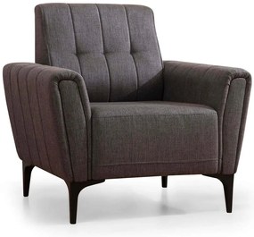 Πολυθρόνα Hamlet 560ARE2244 90x95x77cm Dark Grey