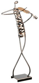 Φιγούρα Μουσικός -Ribbon- Μέταλλο Μπρονζέ 12x20x46cm