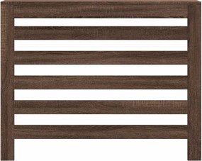 vidaXL Κάλυμμα Καλοριφέρ Καφέ Δρυς 104x20x82 εκ. Επεξεργασμένο Ξύλο