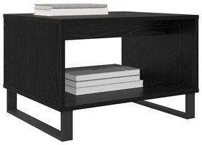 vidaXL Τραπεζάκι σαλονιού Μαύρη δρυς 60 x 50 x 40 εκ