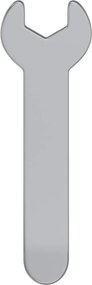 vidaXL Δίχαλο 12 pcs Ασημί 10 mm Σίδερο