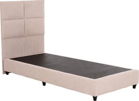 ΚΡΕΒΑΤΙ ΜΟΝΟ MILO HM652.32 ΜΠΕΖ TEDDY ΥΦΑΣΜΑ ΓΙΑ ΣΤΡΩΜΑ 90x200εκ