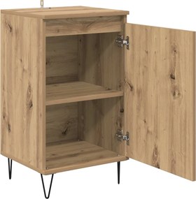 vidaXL Πλαϊνό γραφείο Artisan Oak 40 x 35 x 70 εκ. Επεξεργασμένο Ξύλο
