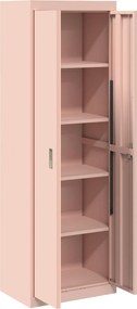 vidaXL Ντουλάπι αποθήκευσης Ροζ 60 x 40 x 180 εκ Ατσάλι