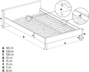 Κρεβάτι Margaux