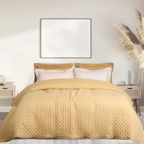 Κουβερλί Υπέρδιπλο (220x240) Das Home Happy 9631 Ochre