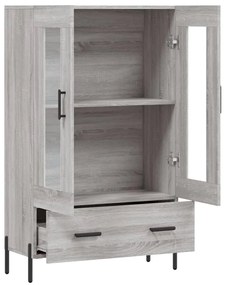 vidaXL Ντουλάπα Γκρι Sonoma 69,5 x 31 x 115 εκ. από Επεξεργασμένο Ξύλο