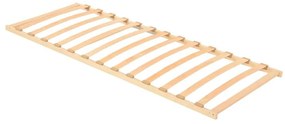 vidaXL Βάση κρεβατιού με λάμες Καφέ 80 x 190 cm Στερεό Ξύλο Μηλιάς