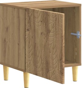 vidaXL Κομοδίνο 2 τεμ. Artisan Δρυς 43 x 34,5 x 50 εκ