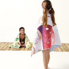 Παιδική Πετσέτα Θαλάσσης Microfiber 2 Όψεων (70x140) Kentia Stylish Float 267