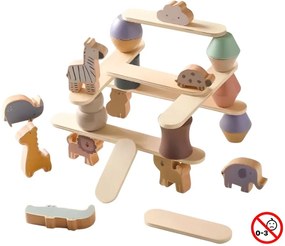 Παιδικό σετ με τουβλάκια Joyland Animal Tower