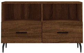 vidaXL Έπιπλο Τηλεόρασης Καφέ Δρυς 80x36x50 εκ. Επεξ. Ξύλο