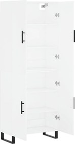 vidaXL Ντουλάπι Λευκό 69,5x34x180 εκ. από Επεξεργασμένο Ξύλο