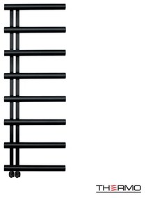 Thermo Accent Θερμαινόμενη πετσετοκρεμάστρα 138x50cm Silk Black ΔΕΝ ΠΕΡΙΛΑΜΒΑΝΤΟΝΤΑΙ ΔΙΑΚΟΠΤΕΣ & ΑΝΤΙΣΤΑΣΕΙΣ