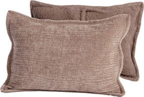 Ζεύγος Μαξιλαροθήκες (52x72) Nef-Nef Homeware Elements Brave Mocca