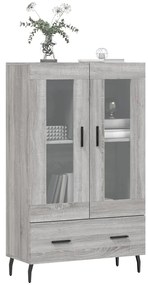 vidaXL Ντουλάπα Γκρι Sonoma 69,5 x 31 x 115 εκ. από Επεξεργασμένο Ξύλο