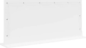 vidaXL Καθρέφτης τουαλέτας Ορθογώνιος Λευκό 100 x 45 x 18 εκ.