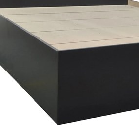 Κρεβάτι OLYMPUS pakoworld σε χρώμα wenge 140x200εκ