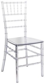 Καρέκλα Tiffany διάφανο pc 38.5x46x88εκ 38x38.5x88 εκ.