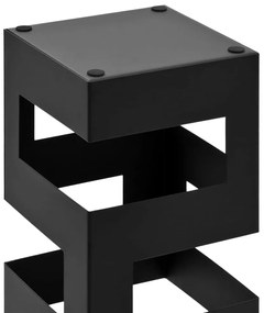 vidaXL Ομπρελοθήκη Μαύρη Ατσάλινη