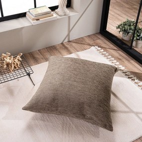 Μαξιλαροθήκη Διακοσμητική Δαπέδου Utah 03 Brown Teoran 65Χ65 Acrylic, Polyester