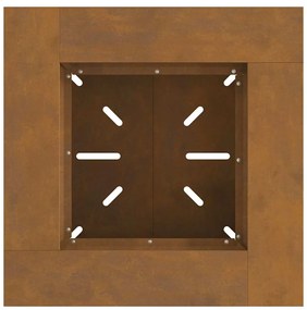 vidaXL Φωτιά Πυρήνα 60x60x50 εκ Καιρικά Ανθεκτικός Χάλυβας