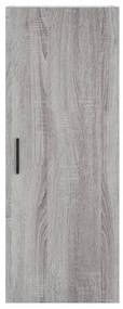 vidaXL Ντουλάπι Τοίχου Γκρι Sonoma 34,5 x 34 x 90 εκ.