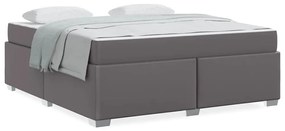 vidaXL Σκελετός Κρεβατιού Άλλο Γκρι 180 x 200 cm Τεχνητό δέρμα