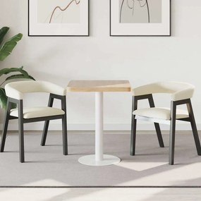 VidaXL Τραπέζι Bistro Ανοιχτό Καφέ 60 x 60 εκ. από MDF
