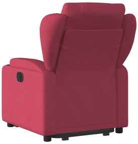 vidaXL Πολυθρόνα Ηλεκτρική Ανακλ. Μπορντό Υφασμάτινη