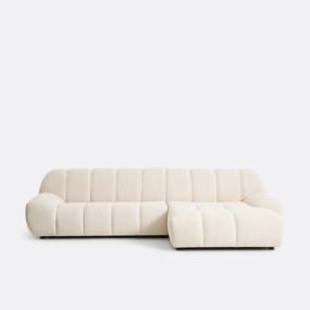 Γωνιακός καναπές δεξιός, ύφασμα jaguar, Nuria