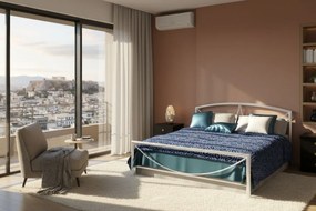 Κρεβάτι Vicky-140x190-Λευκό-Με ποδαρικό