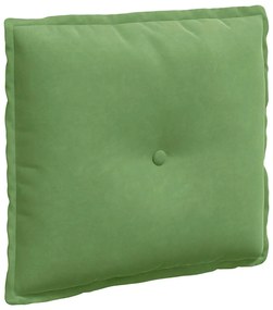 vidaXL Μαξιλάρι Πλάτης Ανοιχτό Πράσινο 50 x 45 εκ.