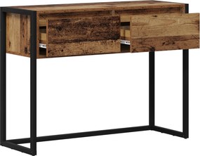 vidaXL End Table Παλιό Ξύλο 100 x 36 x 75 εκ. Επεξεργασμένο ξύλο