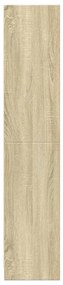 vidaXL Βιβλιοθήκη Sonoma Δρυς 57x28,5x107,5 εκ. από Επεξεργασμένο Ξύλο