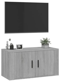 vidaXL Έπιπλα Τηλεόρασης Επιτοίχια Sonoma Δρυς 80x34,5x40 εκ