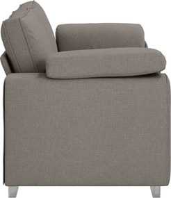 vidaXL Διθέσιος καναπές Taupe 180 cm ύφασμα