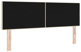 vidaXL Κεφαλάρι  με κουμπωτή ταπετσαρία Κρεμ 140 cm