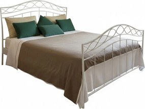 Κρεβάτι Dalida-90x190-Λευκό-Με ποδαρικό