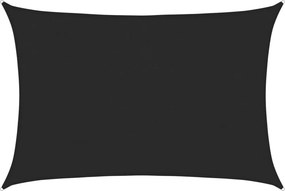 vidaXL Πανί Σκίασης Μαύρο 4 x 6 μ. από HDPE 160 γρ./μ²