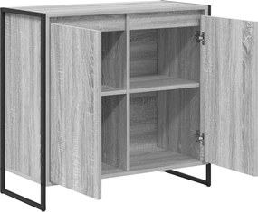 vidaXL Βοηθητικό ντουλάπι Γκρίζο Σονομα 79 x 36 x 75 εκ